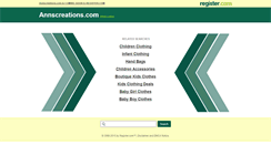 Desktop Screenshot of annscreations.com